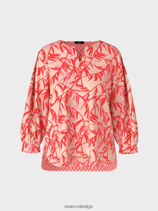 apģērbs spilgts iedegums VRBHXD968 Marc Cain vasarīga blūze