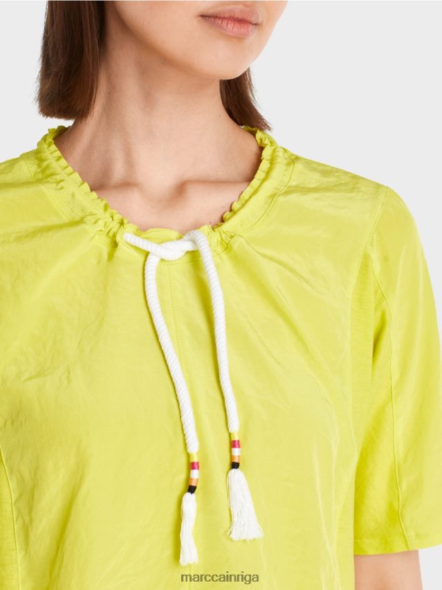 apģērbs viegla limeade VRBHXD935 Marc Cain blūzes stila tops no materiālu maisījuma