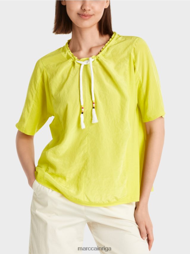 apģērbs viegla limeade VRBHXD935 Marc Cain blūzes stila tops no materiālu maisījuma