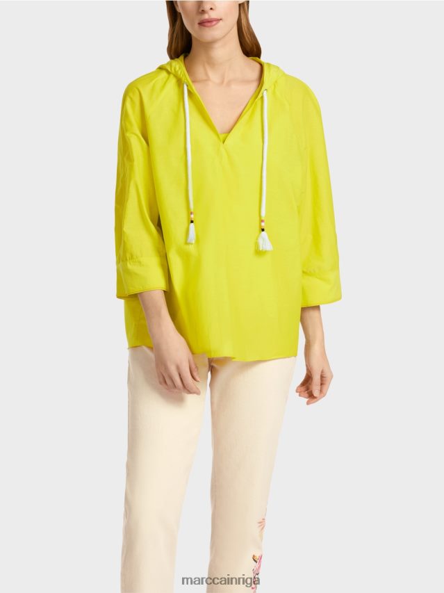 apģērbs viegla limeade VRBHXD938 Marc Cain neformāla blūze ar elegantu zīdu