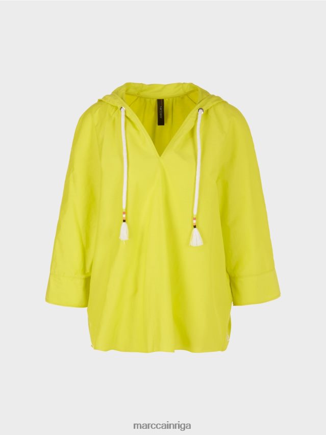 apģērbs viegla limeade VRBHXD938 Marc Cain neformāla blūze ar elegantu zīdu