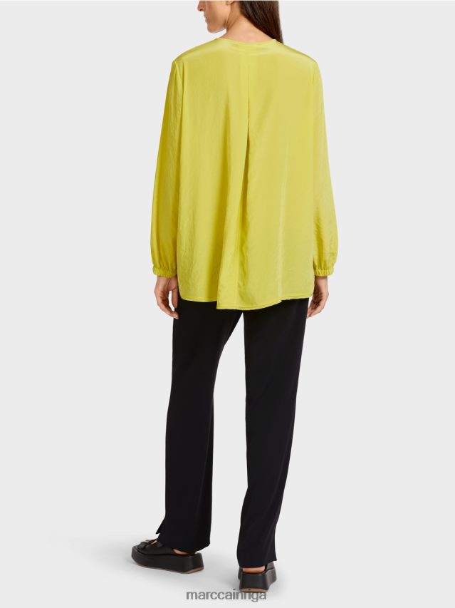 apģērbs zaļais sērs VRBHXD988 Marc Cain viegls blūzes stila tops