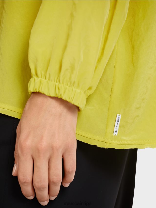 apģērbs zaļais sērs VRBHXD988 Marc Cain viegls blūzes stila tops