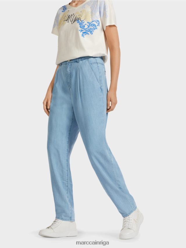 apģērbs Baby Blue VRBHXD805 Marc Cain \"pārdomājiet kopā\" ​​džinsus