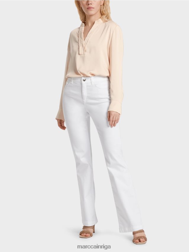 apģērbs balts VRBHXD796 Marc Cain faro "rethink together" džinsi