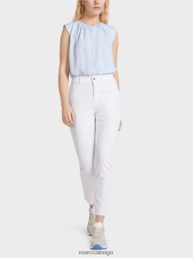 apģērbs balts VRBHXD798 Marc Cain silea "pārdomāt kopā" ​​džinsi