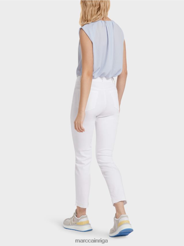 apģērbs balts VRBHXD798 Marc Cain silea \"pārdomāt kopā\" ​​džinsi