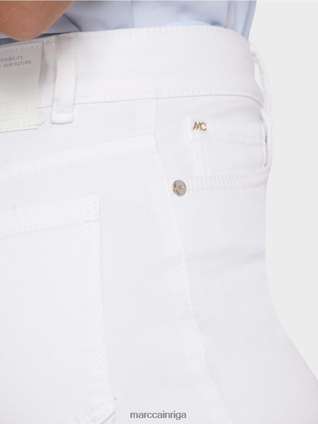 apģērbs balts VRBHXD798 Marc Cain silea \"pārdomāt kopā\" ​​džinsi