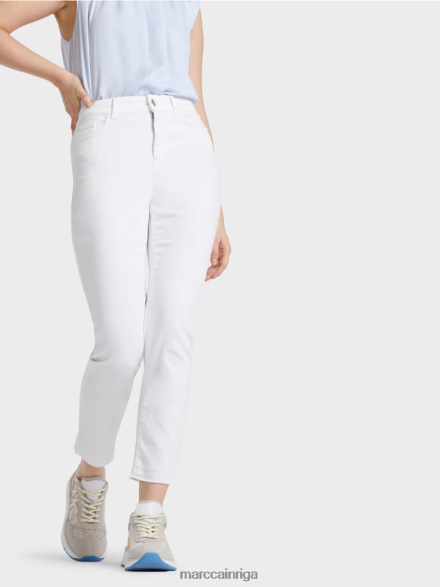 apģērbs balts VRBHXD798 Marc Cain silea \"pārdomāt kopā\" ​​džinsi