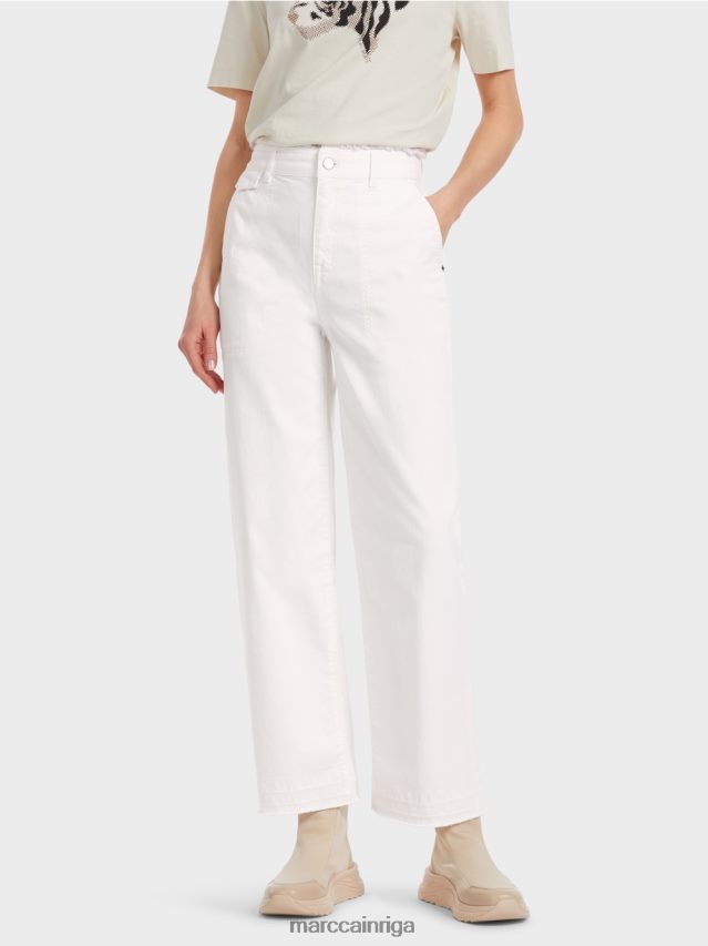 apģērbs gandrīz balts VRBHXD753 Marc Cain wuhai džinsi \"pārdomājiet kopā\".