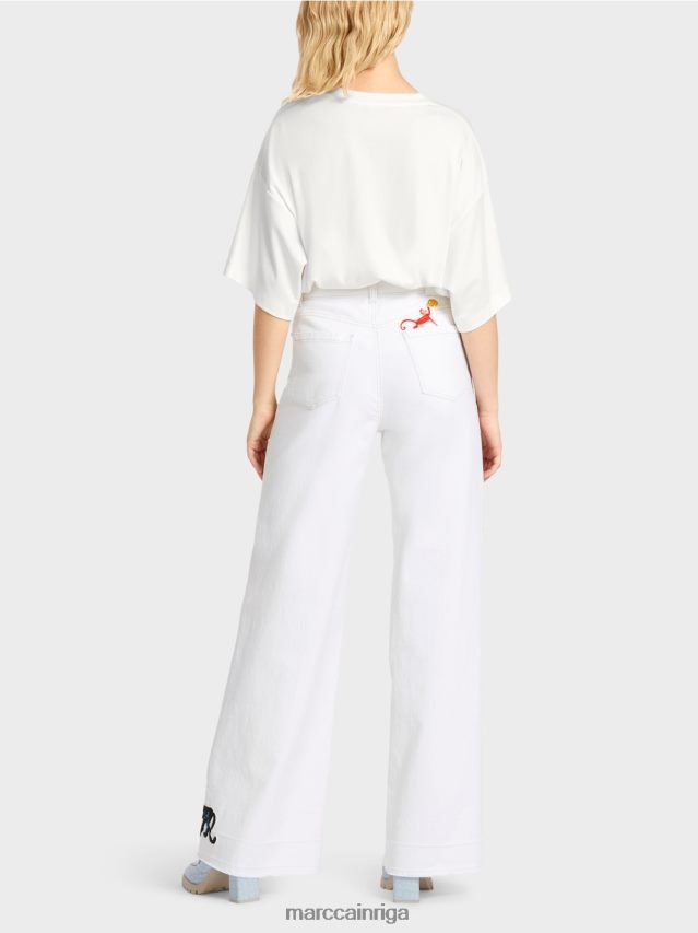 apģērbs gandrīz balts VRBHXD800 Marc Cain warri \"rethink together\" džinsi