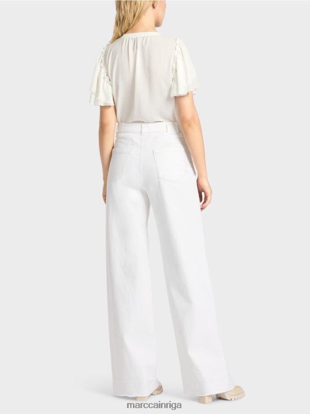 apģērbs gandrīz balts VRBHXD802 Marc Cain warri \"rethink together\" džinsi