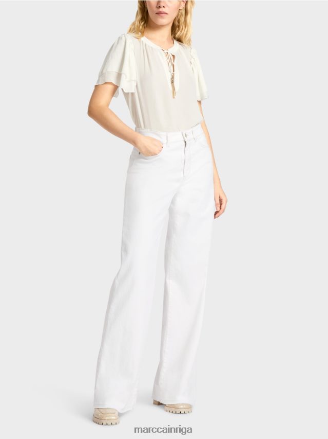 apģērbs gandrīz balts VRBHXD802 Marc Cain warri \"rethink together\" džinsi