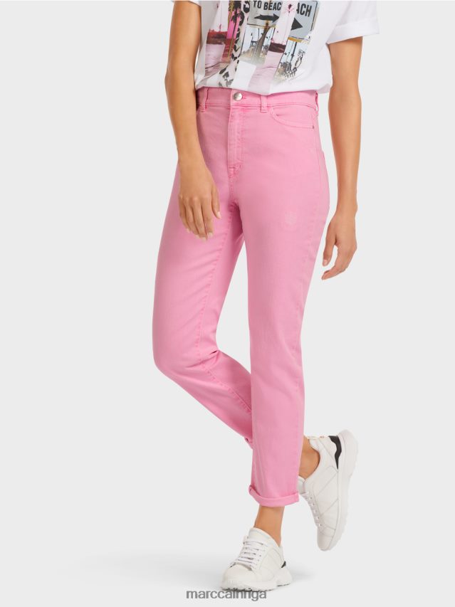 apģērbs grezni rozā VRBHXD804 Marc Cain \"pārdomājiet kopā\" ​​džinsus