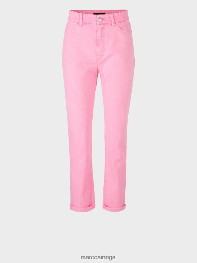 apģērbs grezni rozā VRBHXD804 Marc Cain \"pārdomājiet kopā\" ​​džinsus
