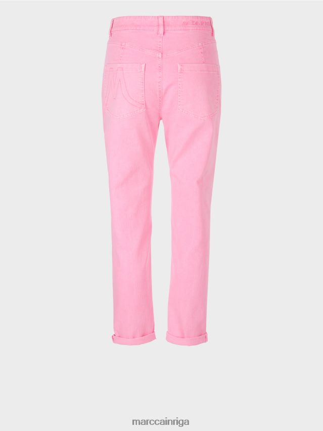 apģērbs grezni rozā VRBHXD804 Marc Cain \"pārdomājiet kopā\" ​​džinsus