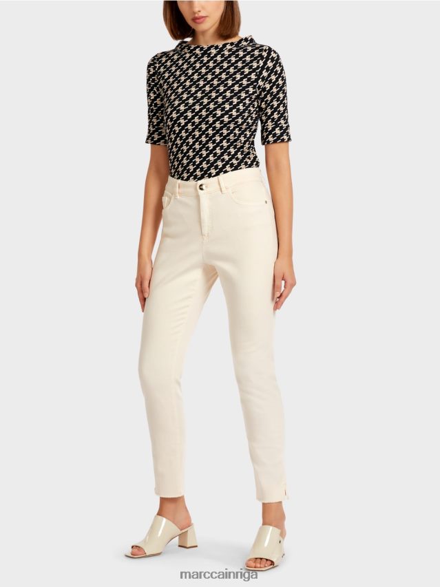 apģērbs krēms VRBHXD830 Marc Cain krāsaini "rethink together" džinsi