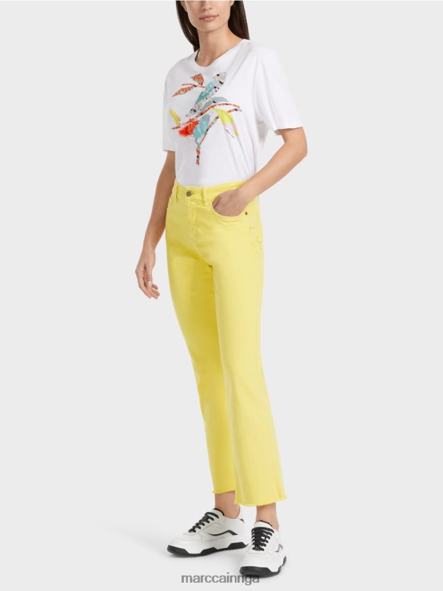 apģērbs mīksts citrons VRBHXD789 Marc Cain "pārdomāt kopā" ​​bikses forli