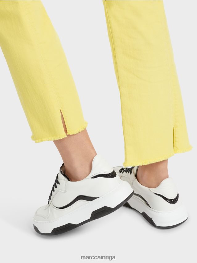 apģērbs mīksts citrons VRBHXD789 Marc Cain \"pārdomāt kopā\" ​​bikses forli