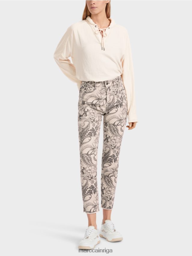 apģērbs mandeļu zieds VRBHXD749 Marc Cain silea "pārdomāt kopā" ​​džinsi