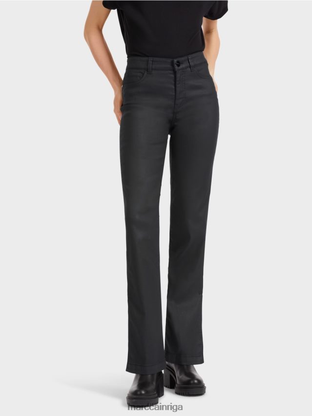 apģērbs melns VRBHXD751 Marc Cain faro \"pārdomāt kopā\" ​​bikses