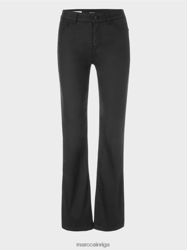 apģērbs melns VRBHXD751 Marc Cain faro \"pārdomāt kopā\" ​​bikses