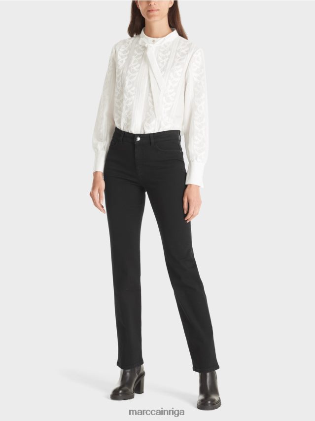 apģērbs melns VRBHXD772 Marc Cain fyli "pārdomāt kopā" ​​džinsi