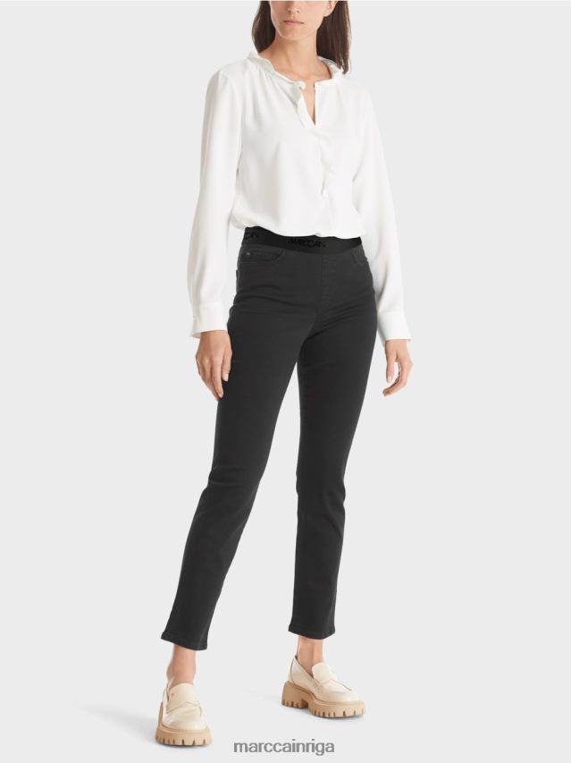 apģērbs melns VRBHXD774 Marc Cain siena "rethink together" džinsi