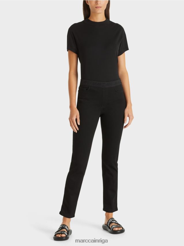 apģērbs melns VRBHXD816 Marc Cain siena "rethink together" džinsi