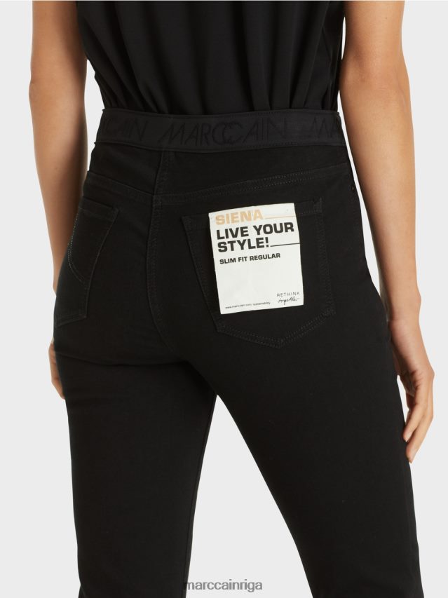 apģērbs melns VRBHXD816 Marc Cain siena \"rethink together\" džinsi