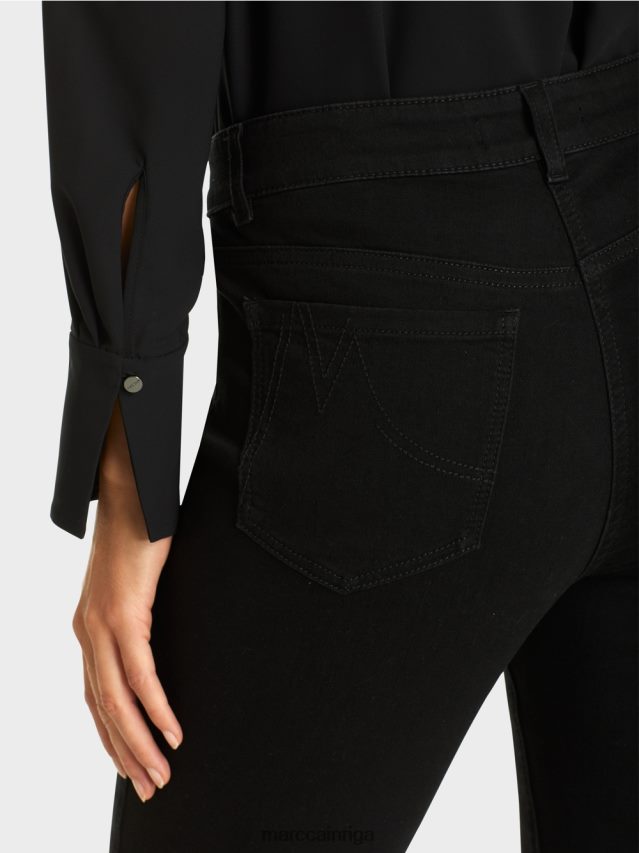 apģērbs melns VRBHXD819 Marc Cain silea \"pārdomāt kopā\" ​​džinsi