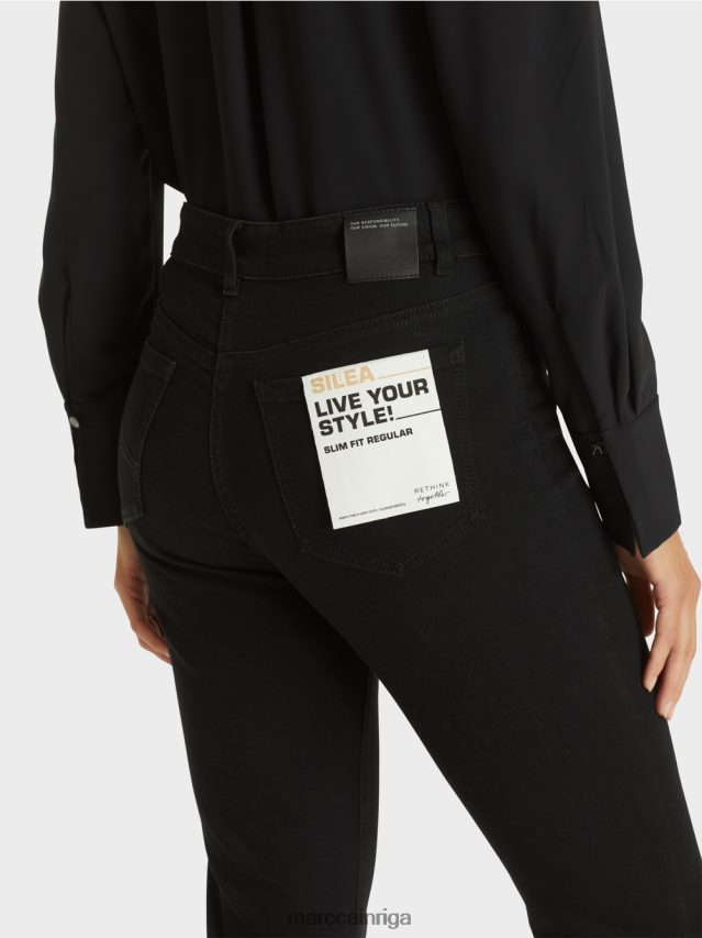 apģērbs melns VRBHXD819 Marc Cain silea \"pārdomāt kopā\" ​​džinsi