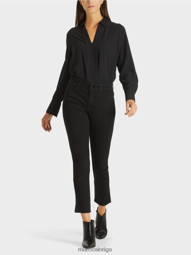 apģērbs melns VRBHXD819 Marc Cain silea \"pārdomāt kopā\" ​​džinsi