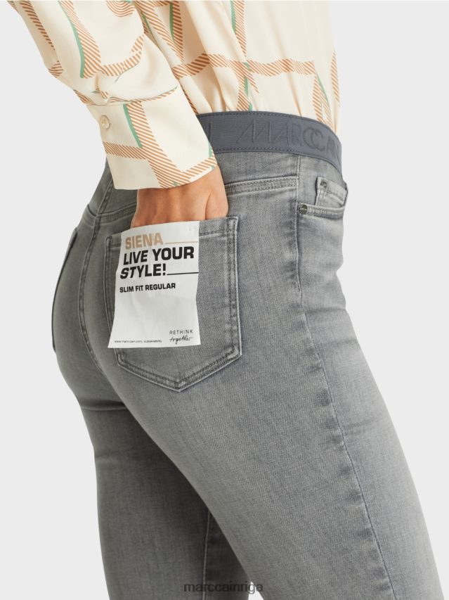 apģērbs pelēks VRBHXD822 Marc Cain siena \"rethink together\" džinsi