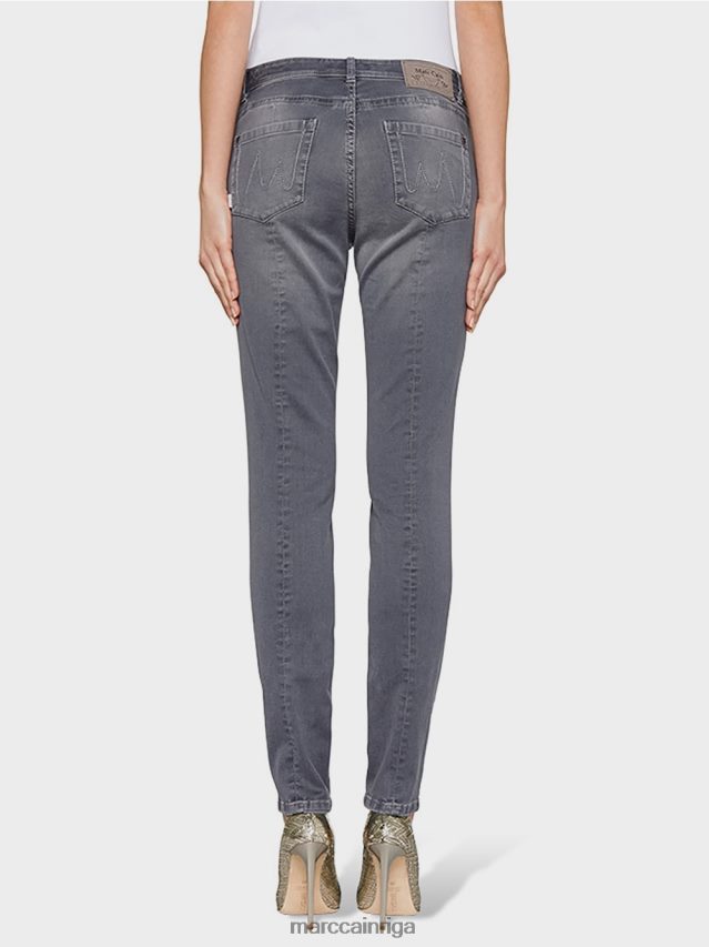 apģērbs pelēks VRBHXD833 Marc Cain pamata mazgāti džinsi