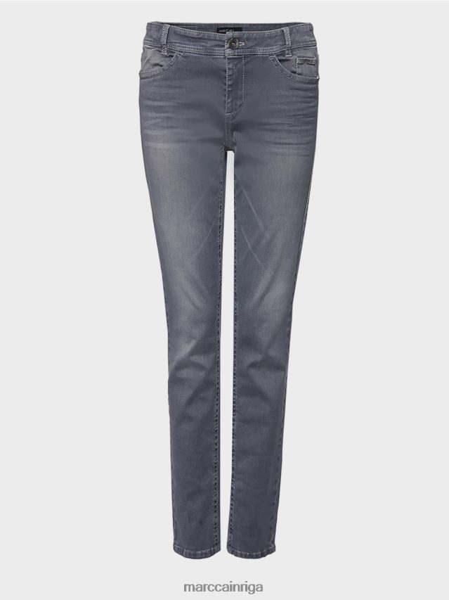 apģērbs pelēks VRBHXD833 Marc Cain pamata mazgāti džinsi