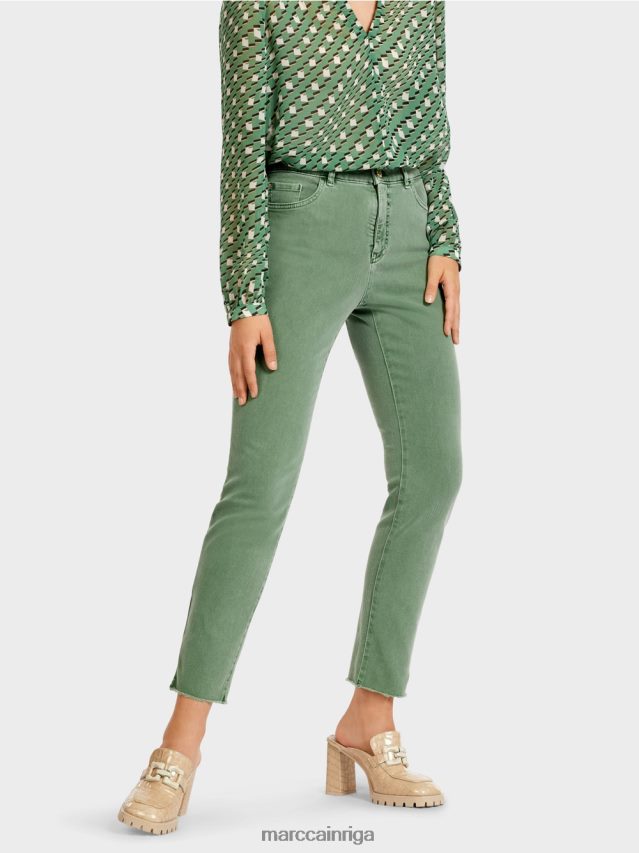 apģērbs sūnu zaļa VRBHXD829 Marc Cain krāsaini \"rethink together\" džinsi