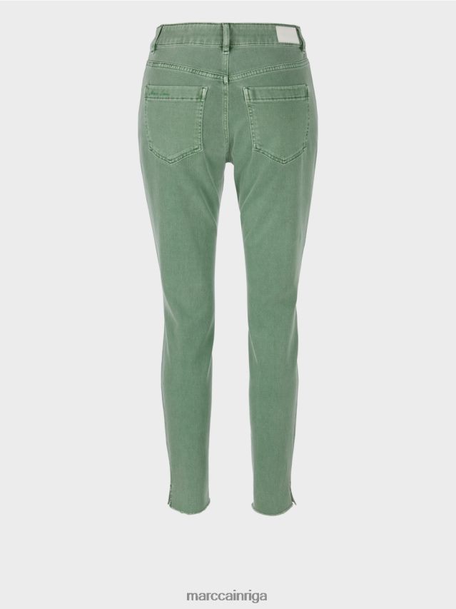 apģērbs sūnu zaļa VRBHXD829 Marc Cain krāsaini \"rethink together\" džinsi