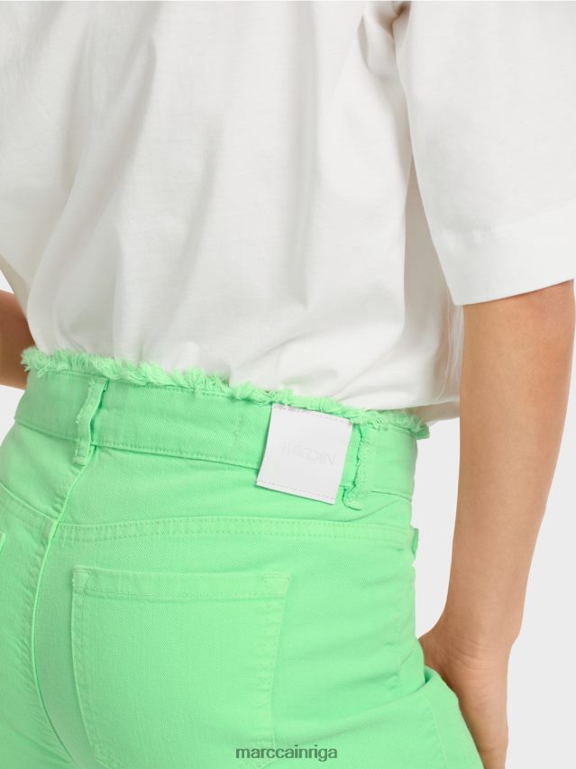 apģērbs spilgti šokējoši zaļš VRBHXD758 Marc Cain \"pārdomāt kopā\" ​​džinsi silea