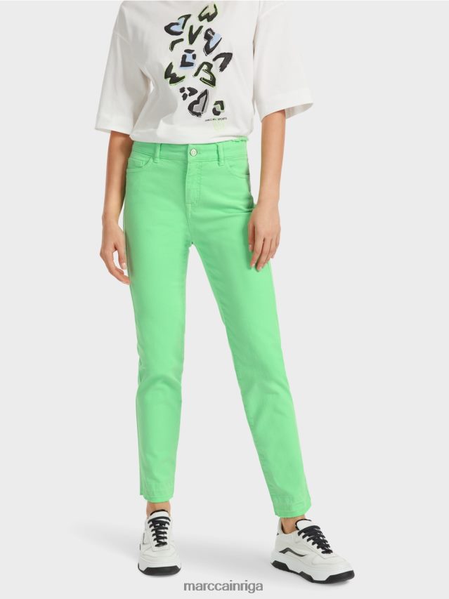 apģērbs spilgti šokējoši zaļš VRBHXD758 Marc Cain \"pārdomāt kopā\" ​​džinsi silea