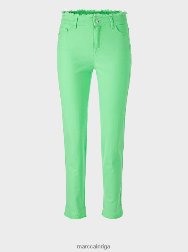 apģērbs spilgti šokējoši zaļš VRBHXD758 Marc Cain \"pārdomāt kopā\" ​​džinsi silea