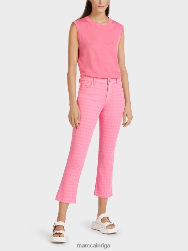 apģērbs spilgti rozā VRBHXD806 Marc Cain "pārdomājiet kopā" ​​krāsainos džinsus