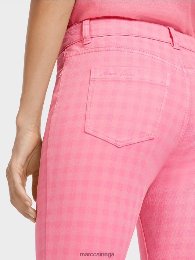 apģērbs spilgti rozā VRBHXD806 Marc Cain \"pārdomājiet kopā\" ​​krāsainos džinsus