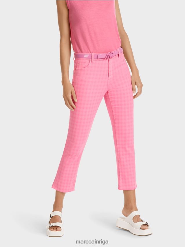apģērbs spilgti rozā VRBHXD806 Marc Cain \"pārdomājiet kopā\" ​​krāsainos džinsus