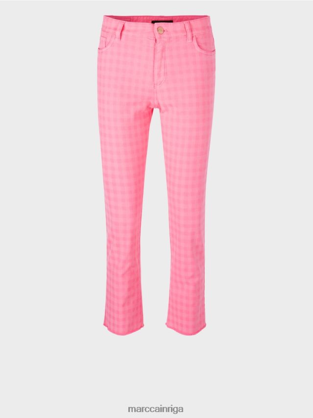 apģērbs spilgti rozā VRBHXD806 Marc Cain \"pārdomājiet kopā\" ​​krāsainos džinsus
