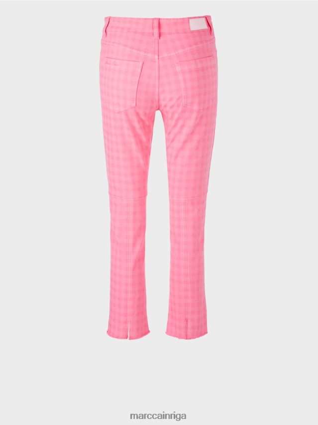 apģērbs spilgti rozā VRBHXD806 Marc Cain \"pārdomājiet kopā\" ​​krāsainos džinsus