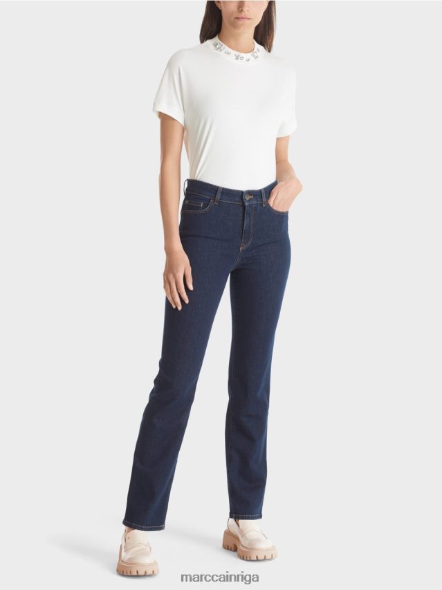 apģērbs vintage indigo VRBHXD767 Marc Cain fyli "pārdomāt kopā" ​​džinsi