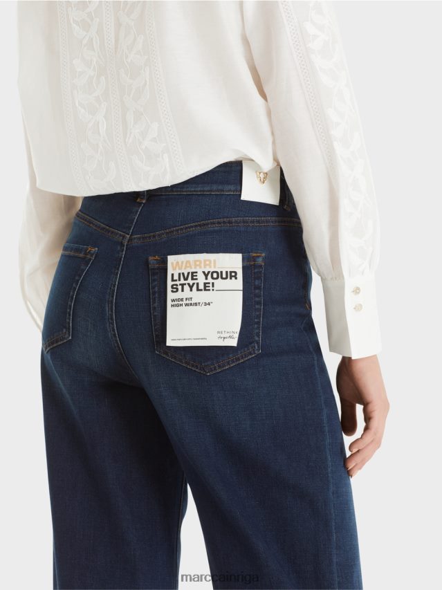 apģērbs vintage indigo VRBHXD784 Marc Cain warri \"rethink together\" džinsi