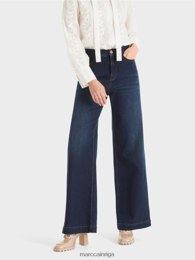 apģērbs vintage indigo VRBHXD784 Marc Cain warri \"rethink together\" džinsi