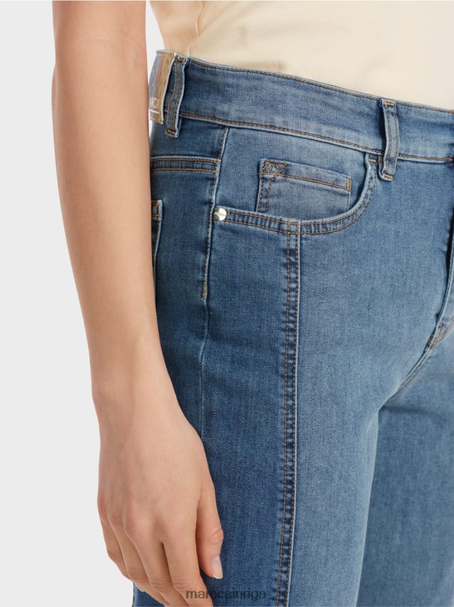 apģērbs vintage zils VRBHXD754 Marc Cain fyli džinsi savārstījuma dizainā